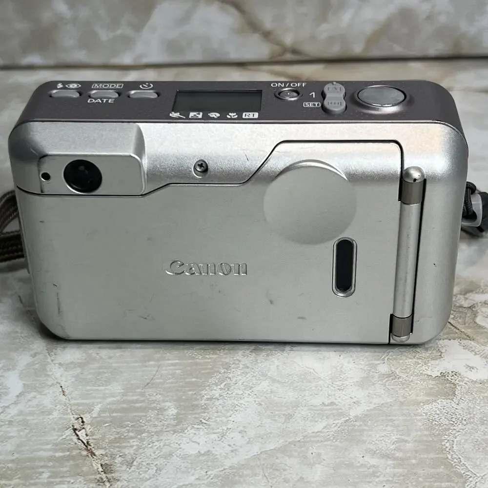 Canon Sure Shot 115u Date 35mm Film Camera Tested Working NO FILM or BATTERIES